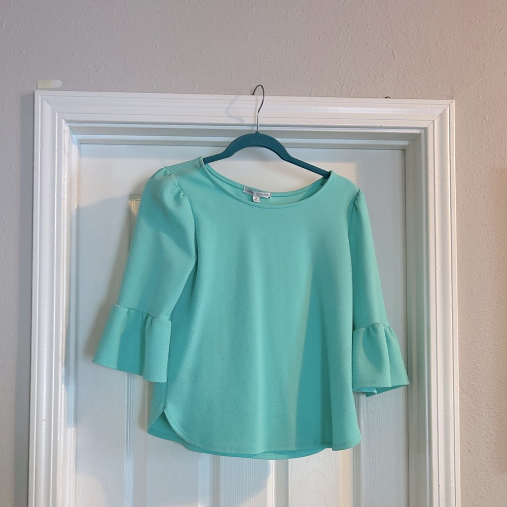Teal blouse